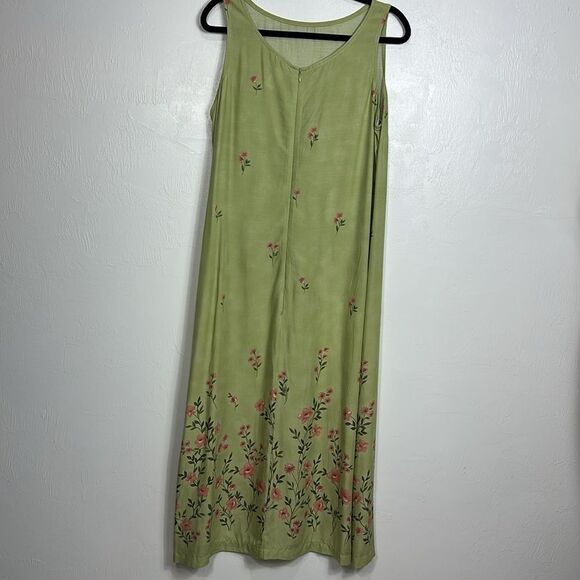 2/$25 Coldwater Creek Rayon Sleeveless A-line Maxi Dress Size M - Picture 6 of 10